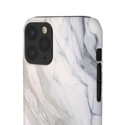 Light Cloud Marble - iPhone Snap Case