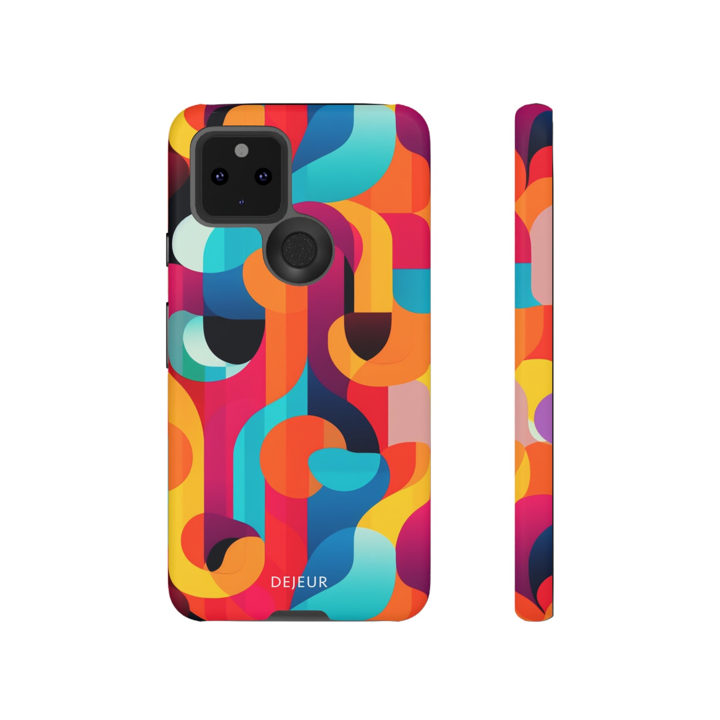 Curved Abstract Shapes - Google Pixel Tough Case