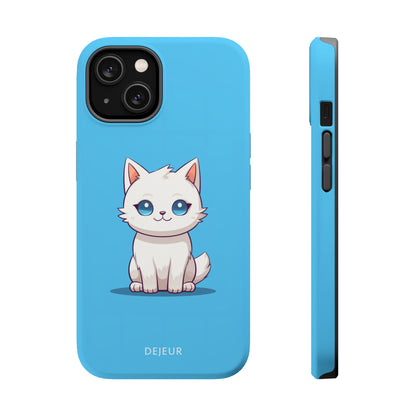 Little Blue Eyed Cat - iPhone MagSafe Tough Case