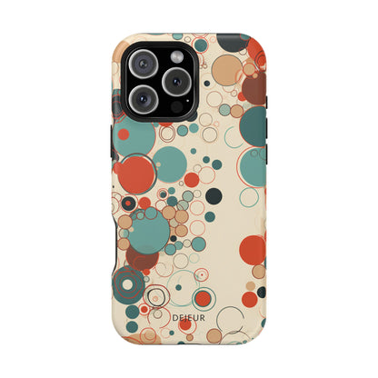 Pastel Line Circles - iPhone MagSafe Tough Case