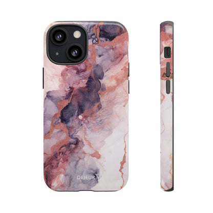 Royal Purple Marble - iPhone Tough Case