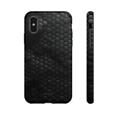 Black Carbon Matrix - iPhone Tough Case