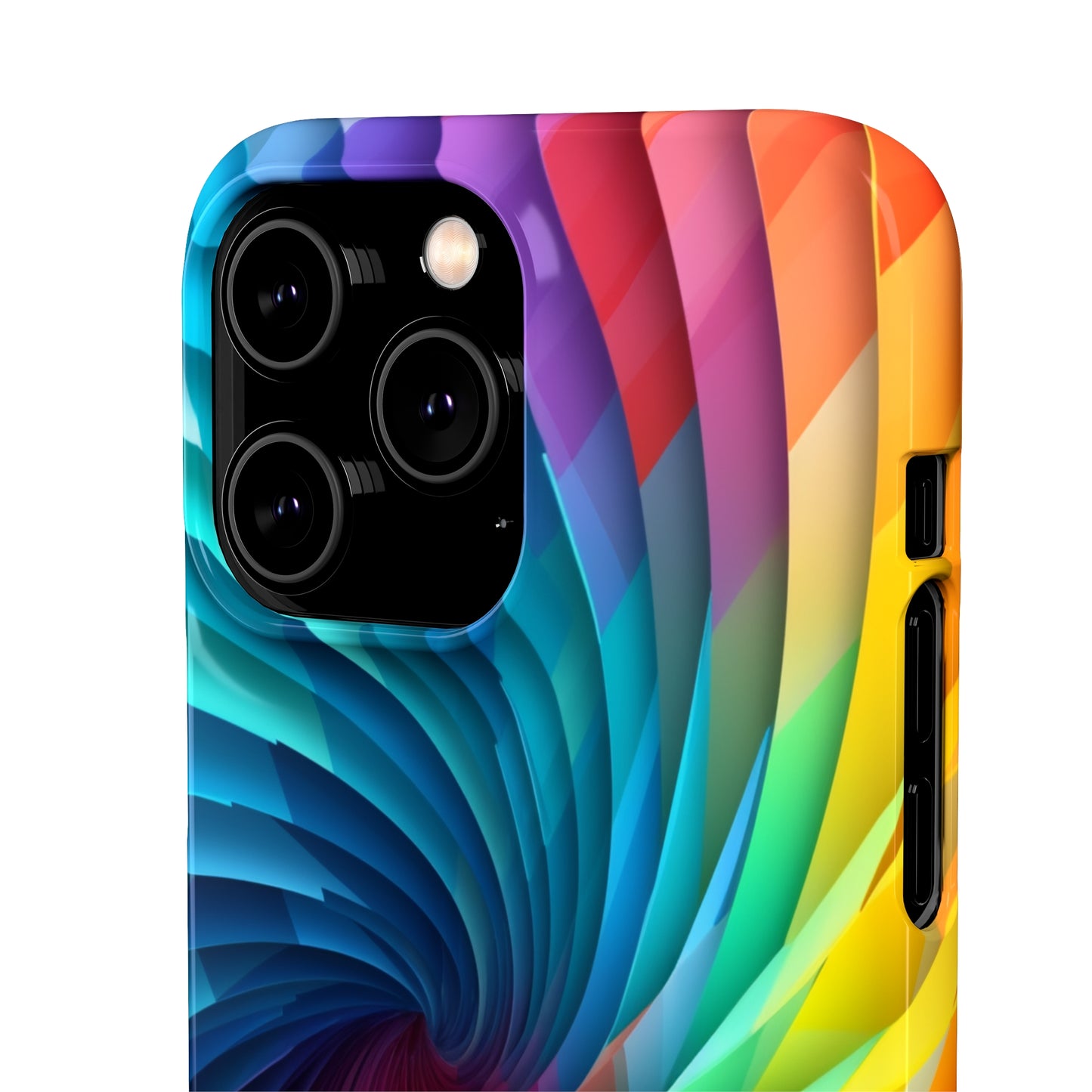 Rainbow Spiral - iPhone Snap Case