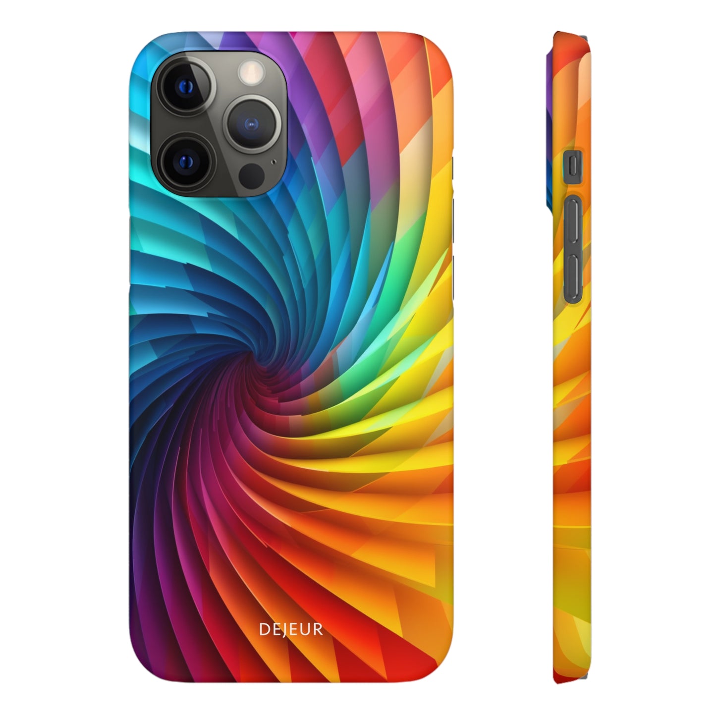 Rainbow Spiral - iPhone Snap Case