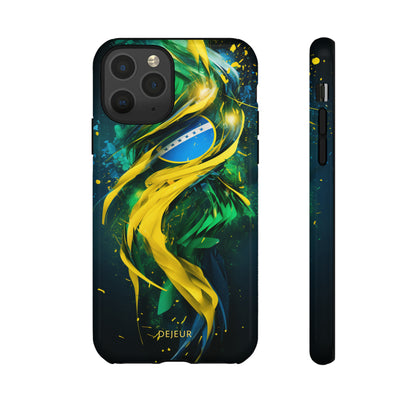 Brazil Splatter Design - iPhone Tough Case