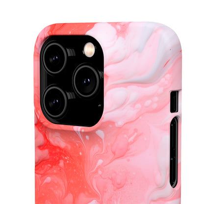 Rose Pink Marble - iPhone Snap Case