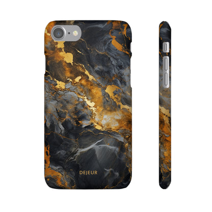 Platinum Gold Marble - iPhone Snap Case