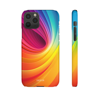 Rainbow Swirl - iPhone Snap Case