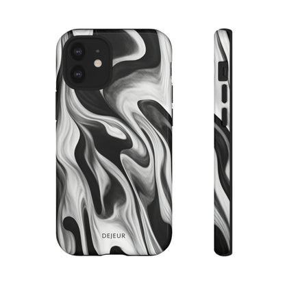 Misty Waves Monochrome - iPhone Tough Case