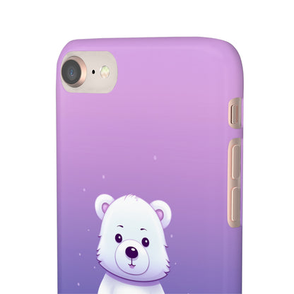 Violet Bear - iPhone Snap Case