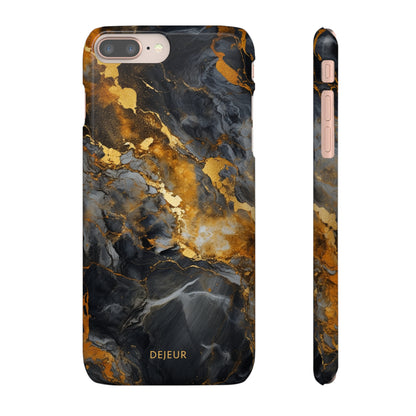 Platinum Gold Marble - iPhone Snap Case