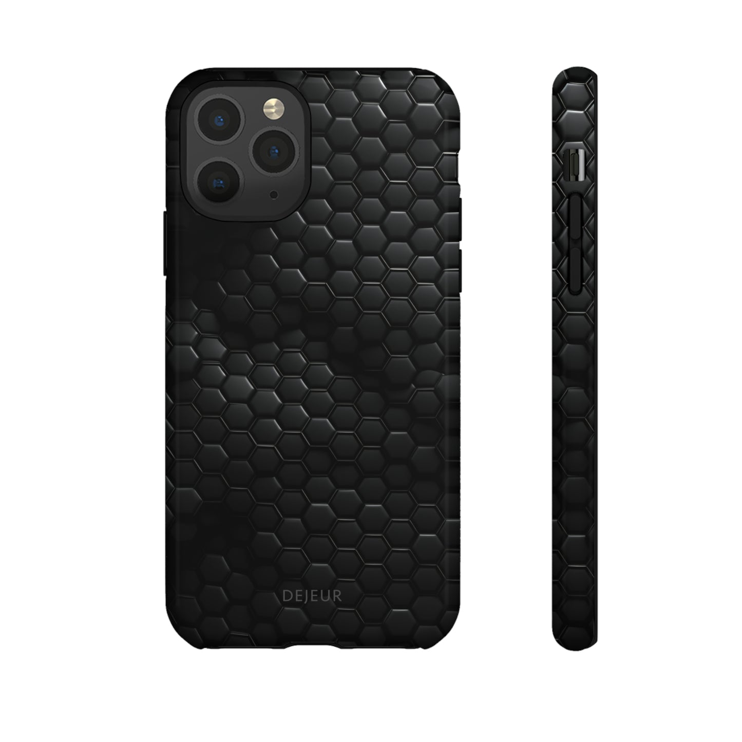 Black Carbon Matrix - iPhone Tough Case