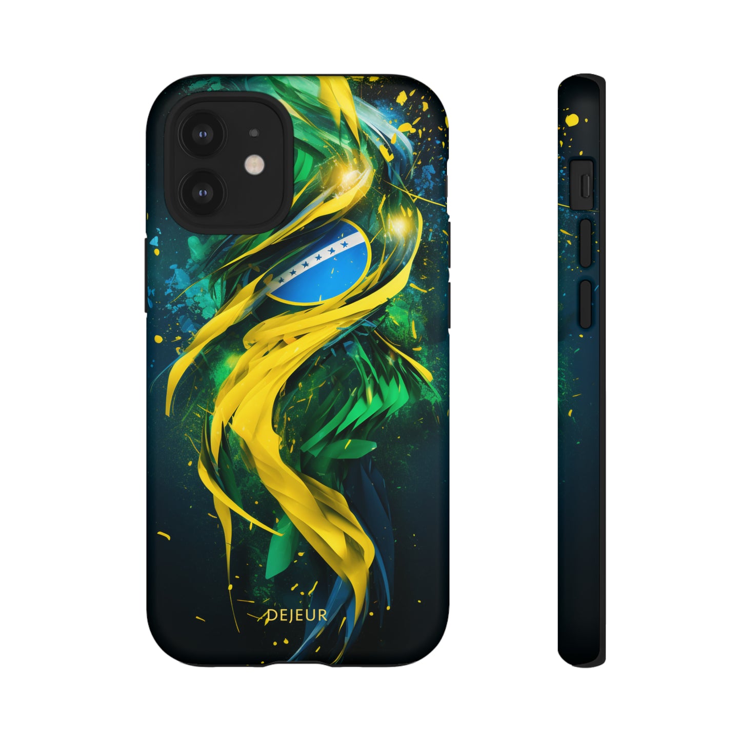 Brazil Splatter Design - iPhone Tough Case