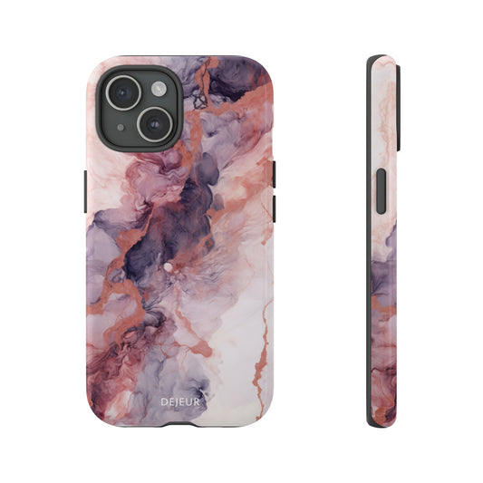 Royal Purple Marble - iPhone Tough Case