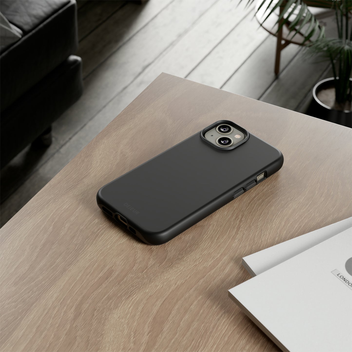 Pure Black - iPhone Tough Case