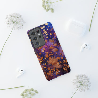 Cosmic Glitter Circles - Samsung Galaxy Tough Case