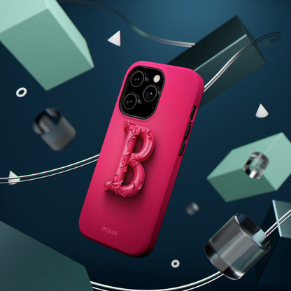 B Hot Pink - iPhone MagSafe Tough Case