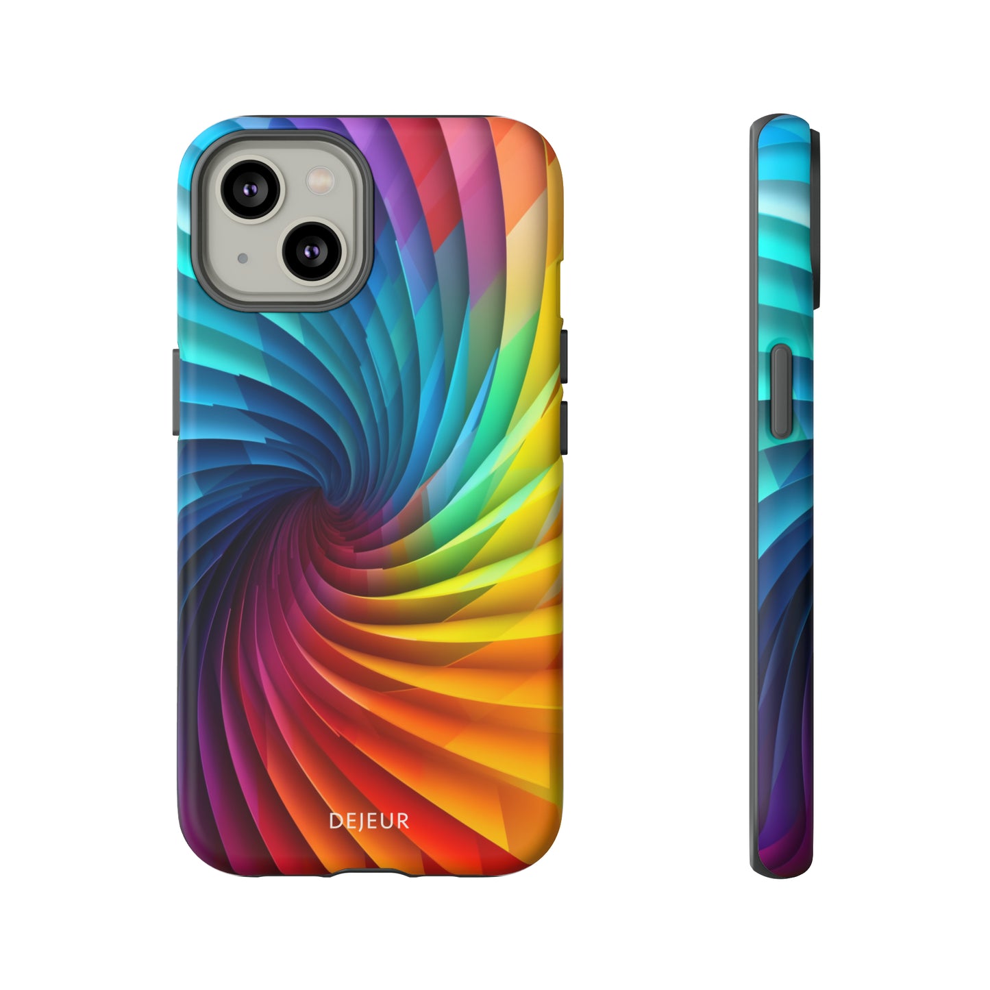 Rainbow Spiral - iPhone Tough Case