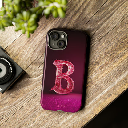 B Pink Roses - iPhone Tough Case