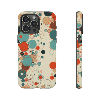 Pastel Line Circles - iPhone Tough Case