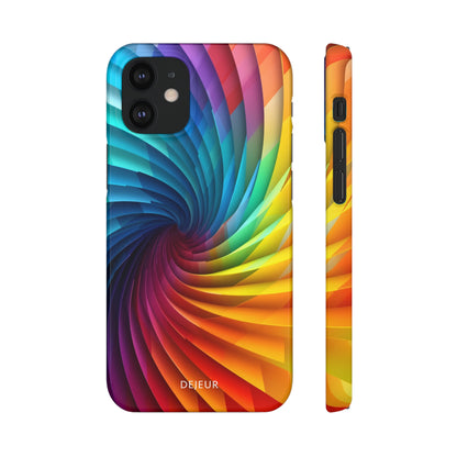 Rainbow Spiral - iPhone Snap Case