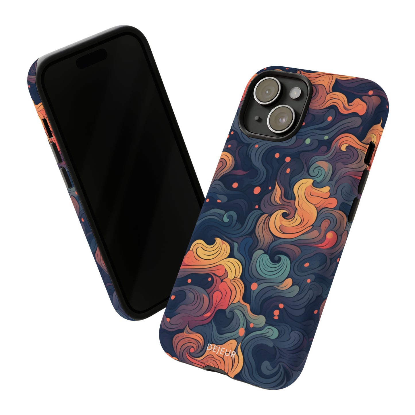 Fox Tail Swirls - iPhone Tough Case