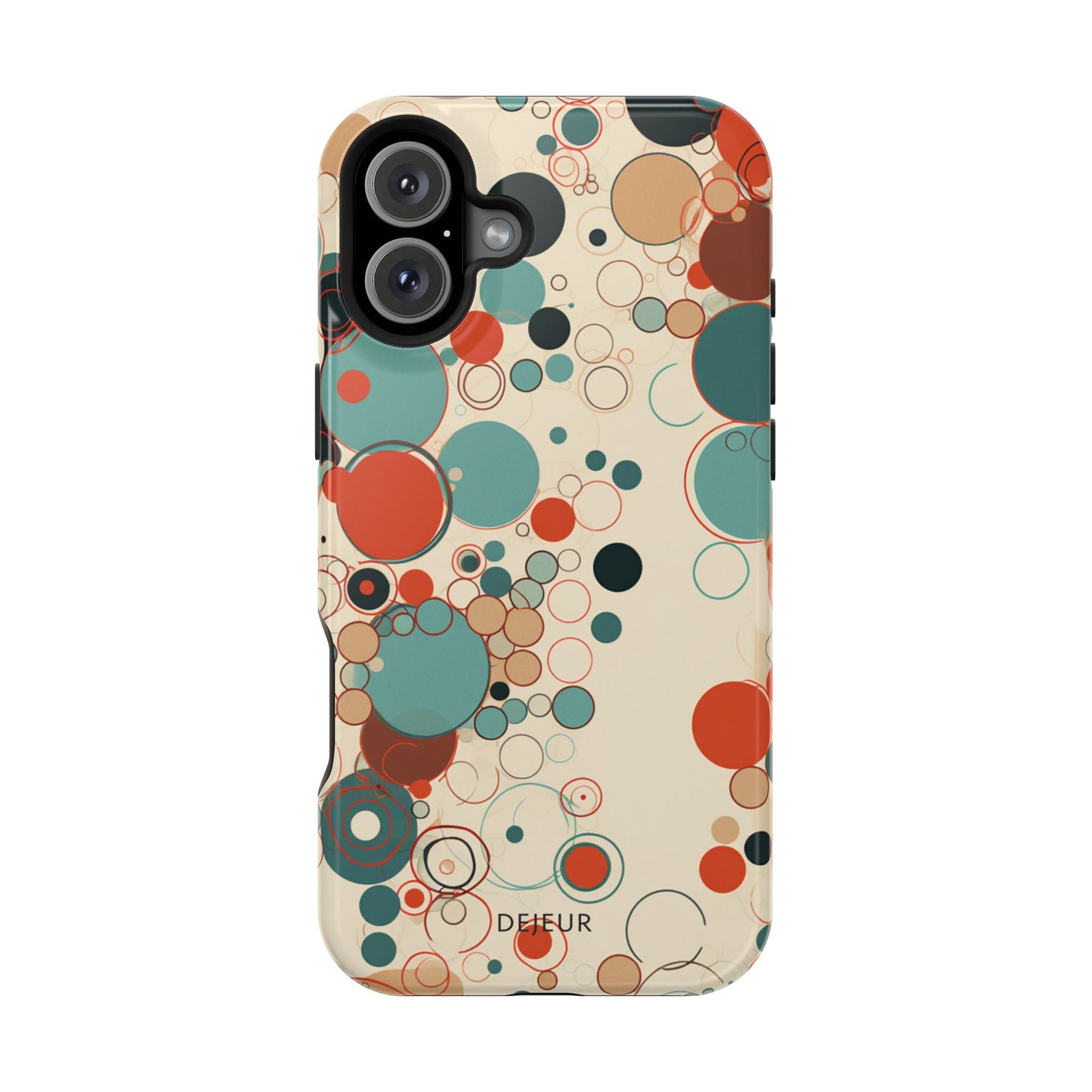 Pastel Line Circles - iPhone MagSafe Tough Case