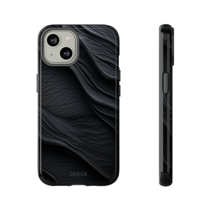 Charcoal Ripples - iPhone Tough Case