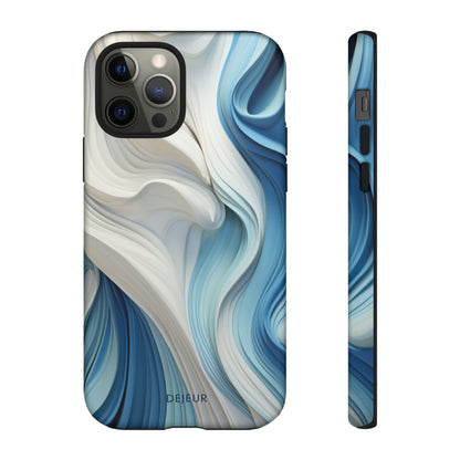 Blue Cream Ripple - iPhone Tough Case