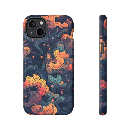 Fox Tail Swirls - iPhone Tough Case