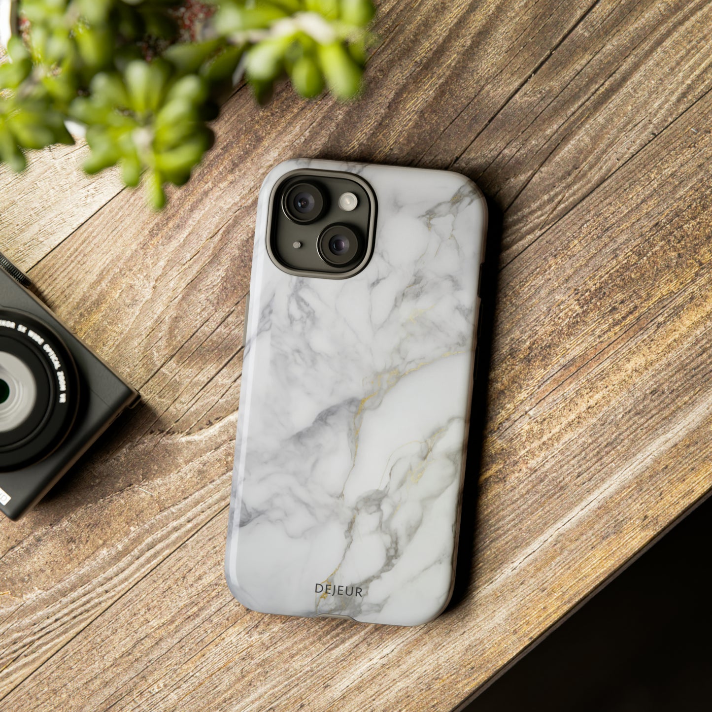 Touch of Gold Classic Marble - iPhone Tough Case