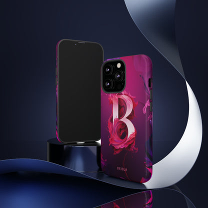 B Pink Splash - iPhone Tough Case