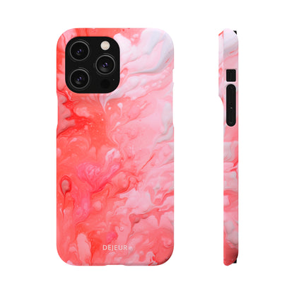 Rose Pink Marble - iPhone Snap Case