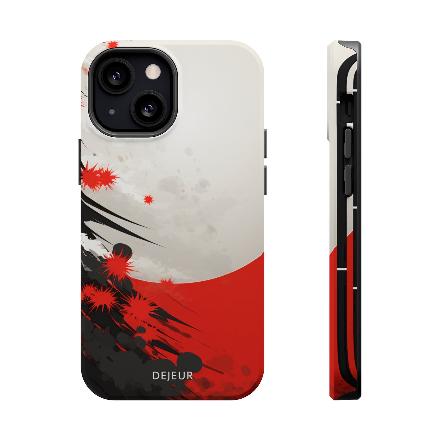 Japanese Abstract Splatter - iPhone MagSafe Tough Case