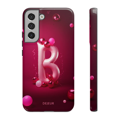 B Pink Party Balloons - Samsung Galaxy Tough Case