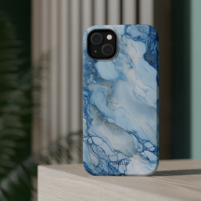 Sky Blue Marble - iPhone MagSafe Tough Case