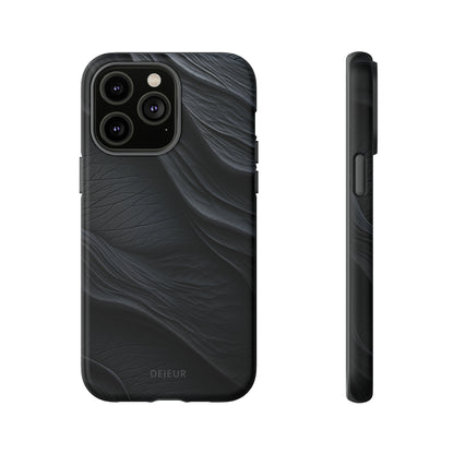 Charcoal Ripples - iPhone Tough Case