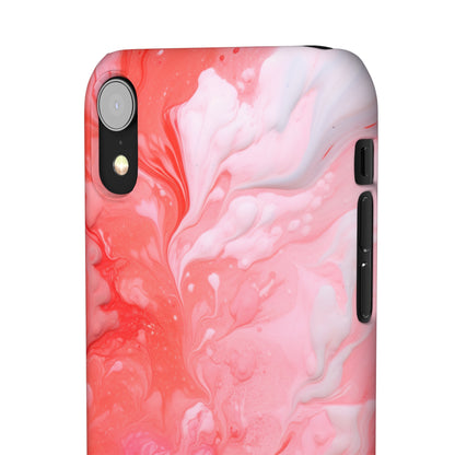 Rose Pink Marble - iPhone Snap Case