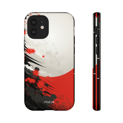 Japanese Abstract Splatter - iPhone Tough Case