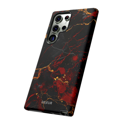 Dark Crimson Marble - Samsung Galaxy Tough Case