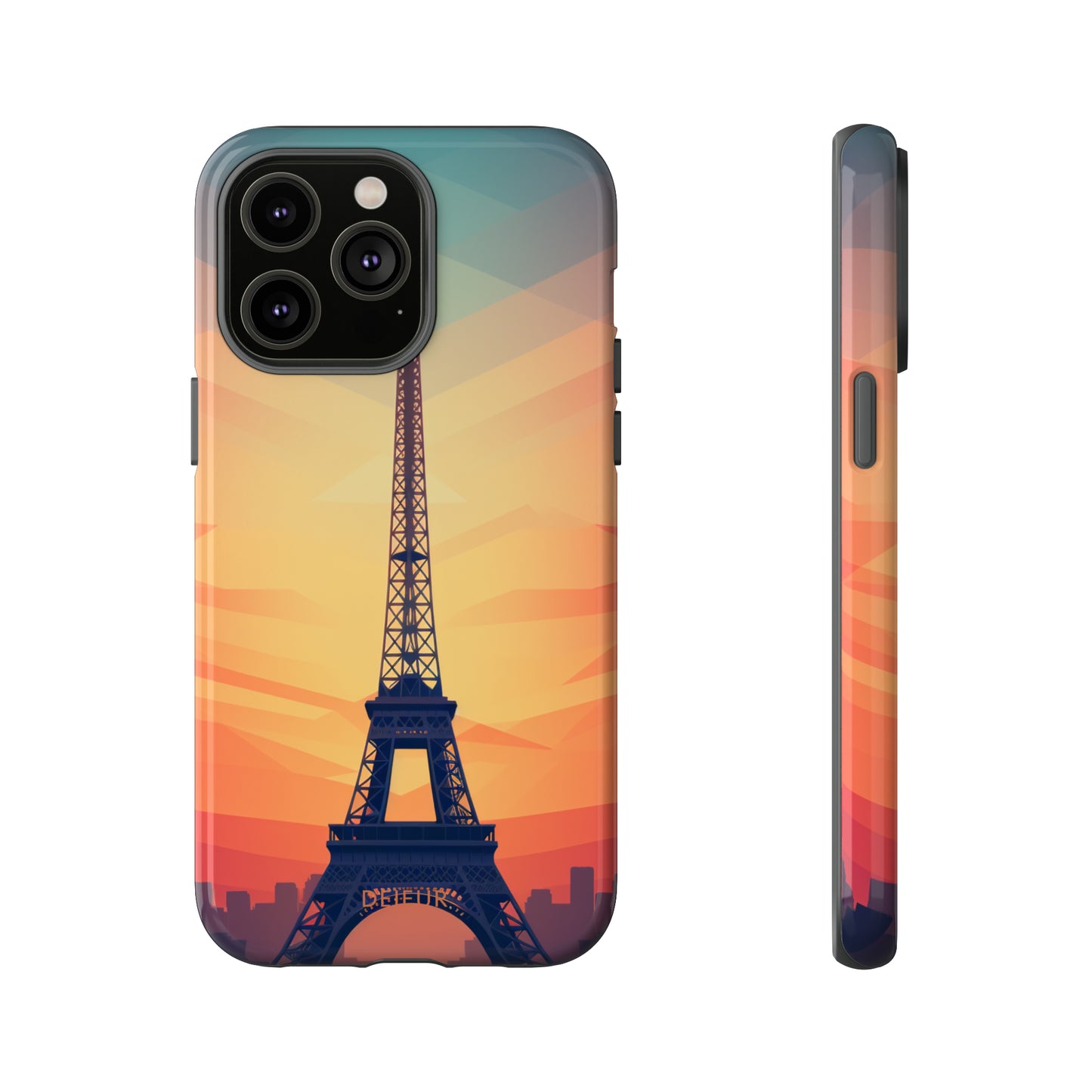 Eiffel Tower Sunset - iPhone Tough Case