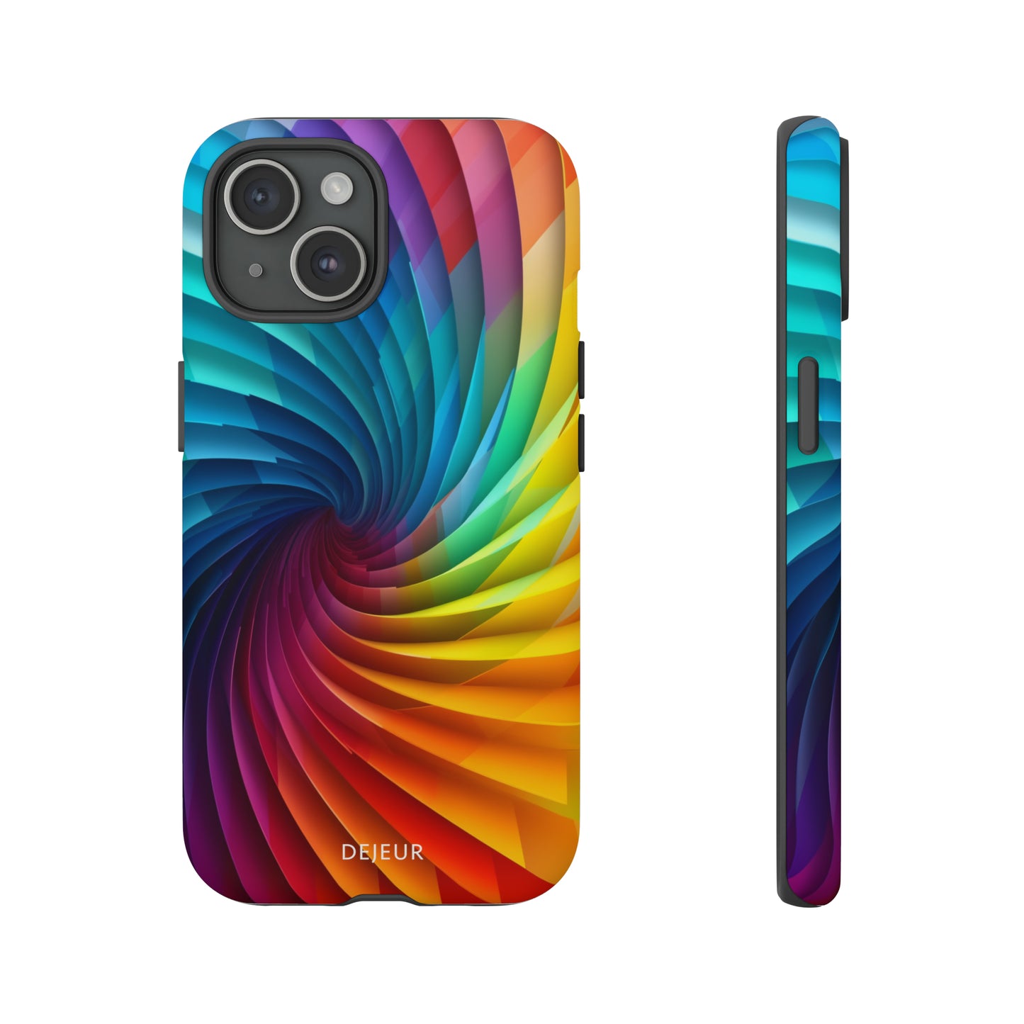 Rainbow Spiral - iPhone Tough Case