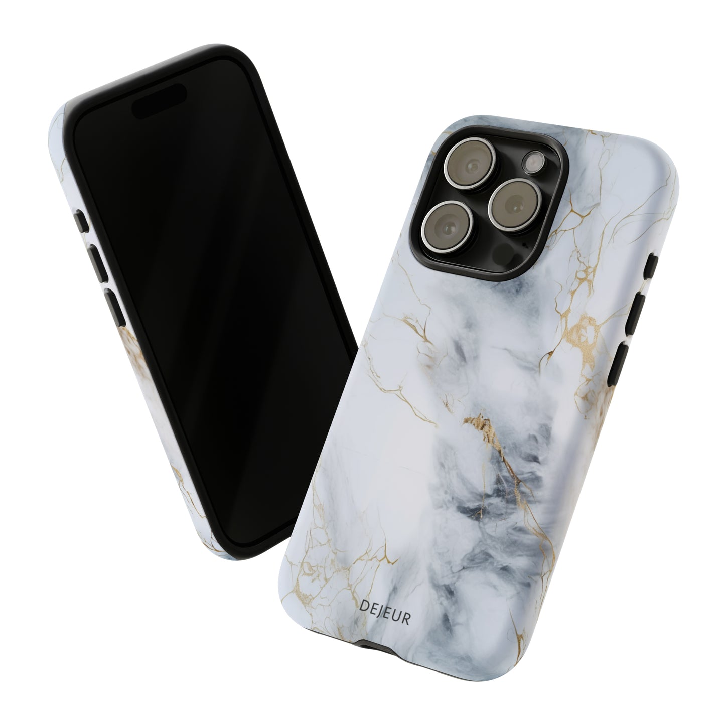 White Gold Marble - iPhone Tough Case