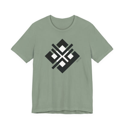 Angular Diamond Cross Abstract Symbol - Men's T-Shirt