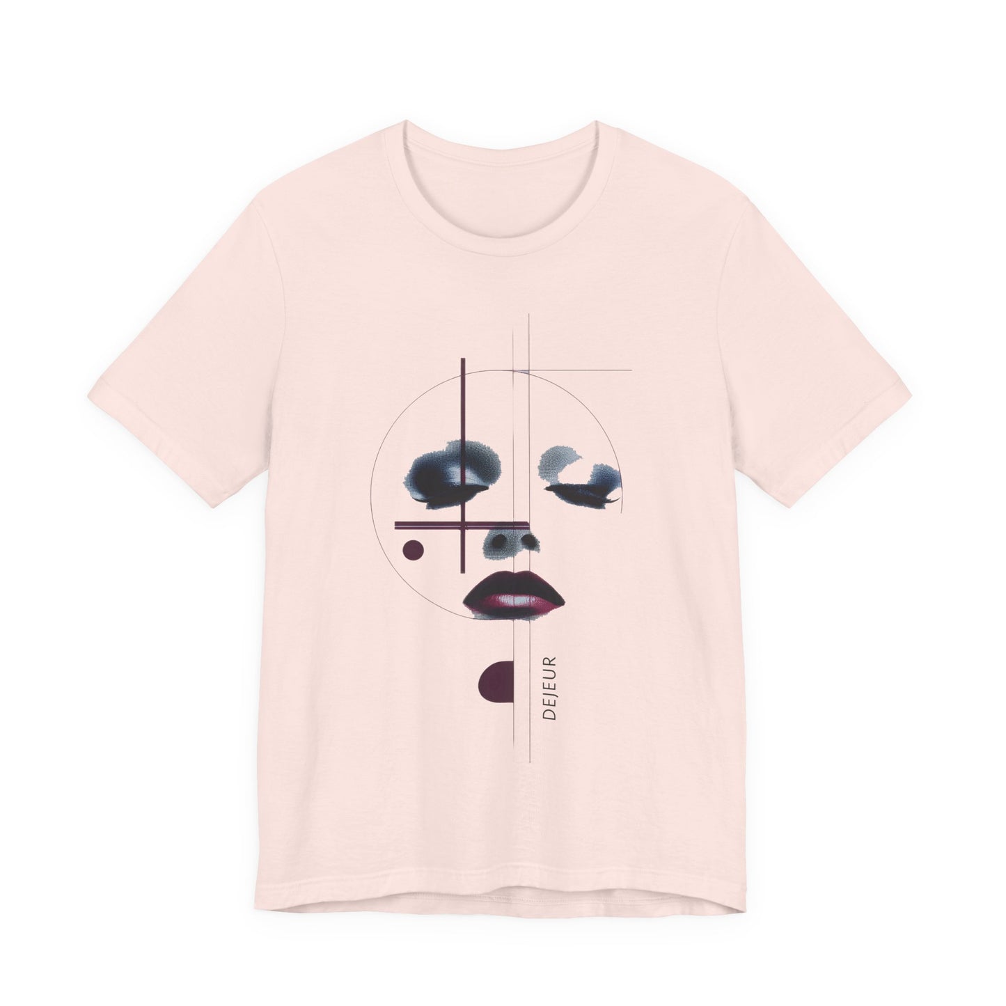 Abstract Contours Geometric Visage Beauty - T-Shirt