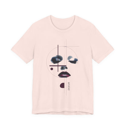 Abstract Contours Geometric Visage Beauty - T-Shirt