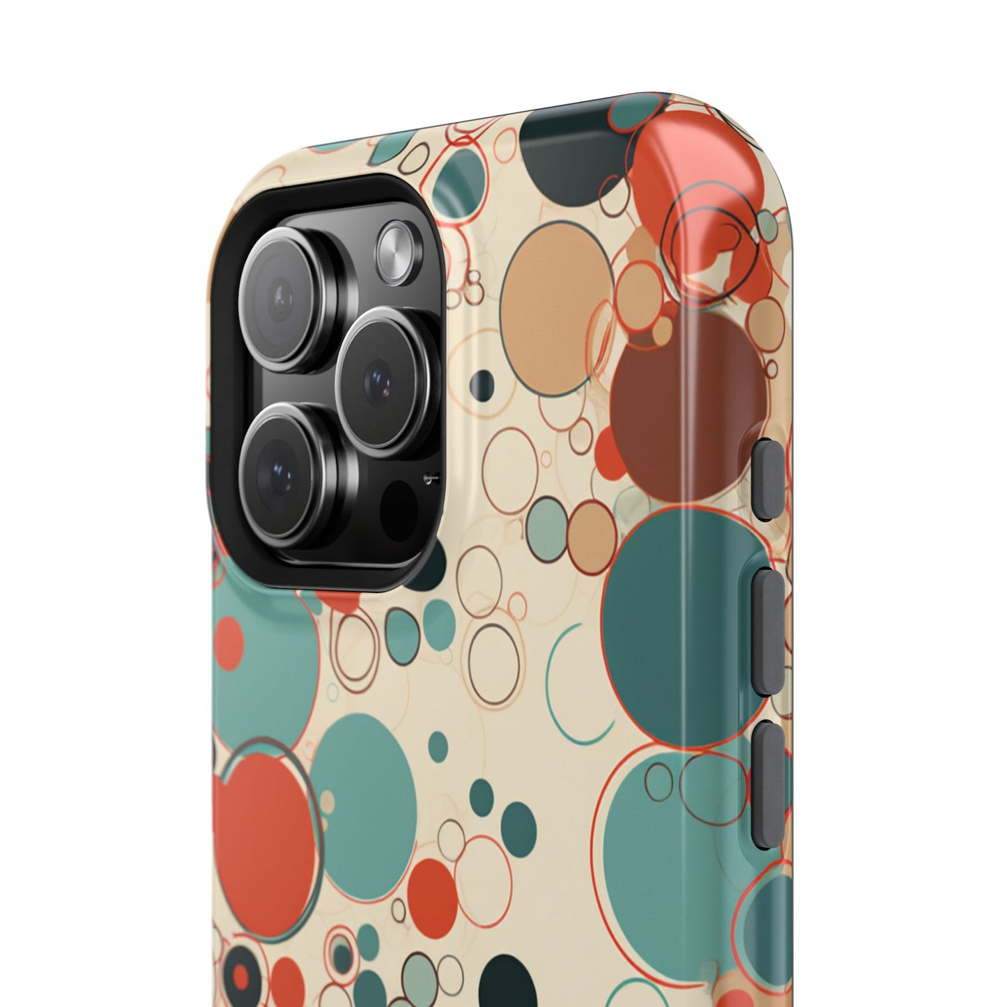 Pastel Line Circles - iPhone MagSafe Tough Case