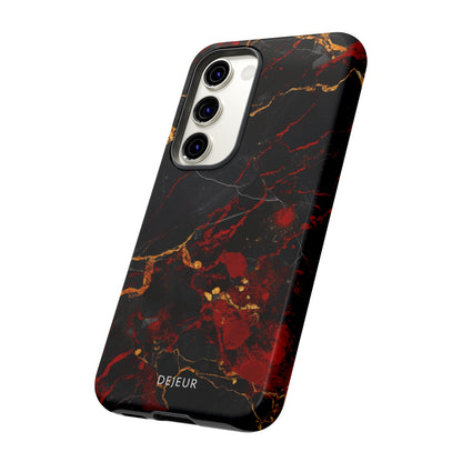 Dark Crimson Marble - Samsung Galaxy Tough Case