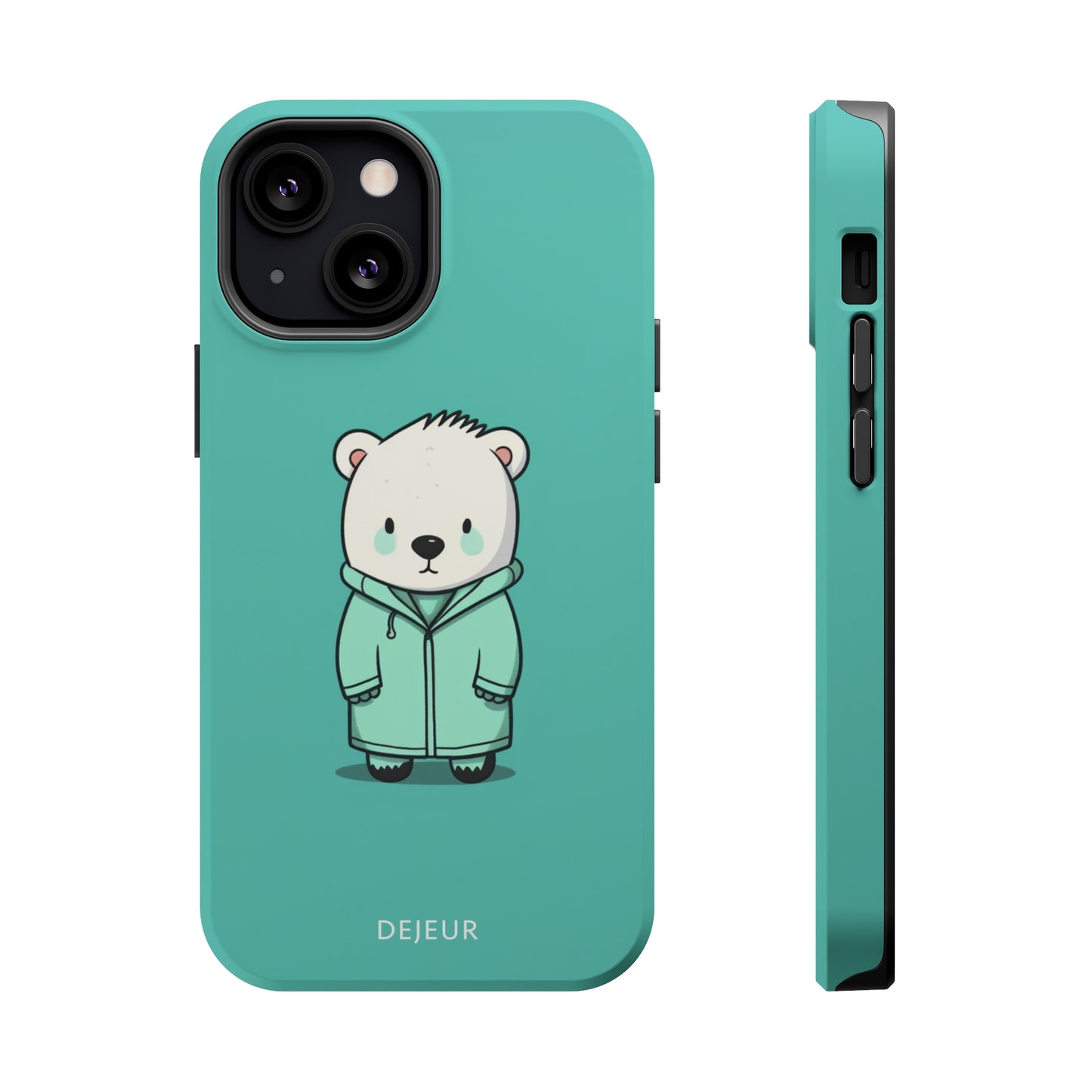 Aqua Coat Bear - iPhone MagSafe Tough Case