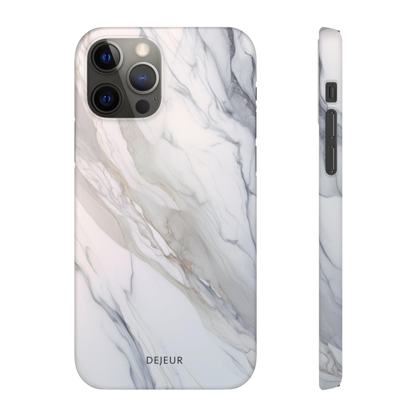 Light Cloud Marble - iPhone Snap Case